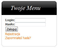 Logowanie uytkownika do katalogu firm usugowych