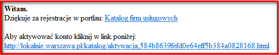 Rejestracja uytkownika krok 3